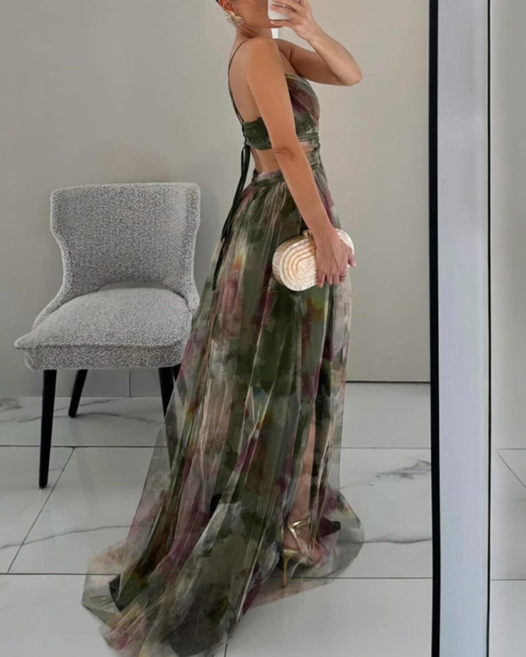 Katalin | Elbűvölő Maxi Ruha Virágmintával - Image 8