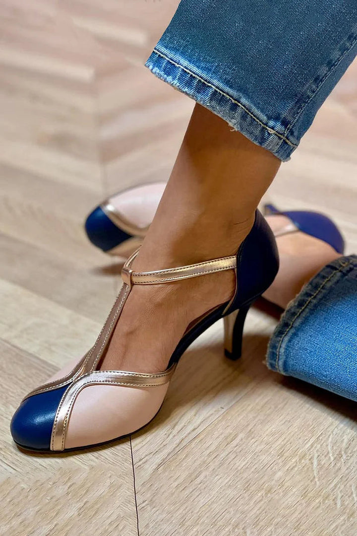 Adelheid – Vintage T-strap magassarkú cipők időtlen eleganciával