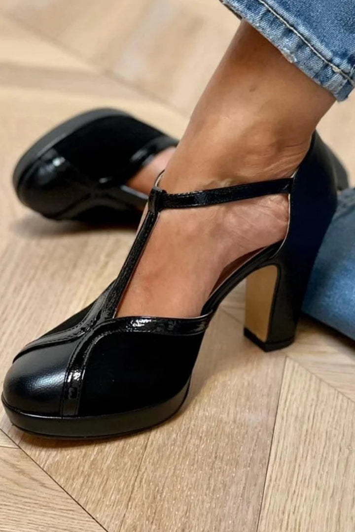 Mia – T-strap platform magassarkú