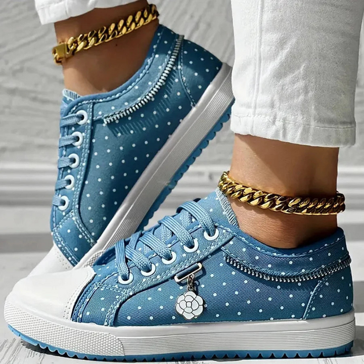 CARO | ELEGANTE DAMEN-SNEAKER MIT FLORALEN DETAILS - Image 11
