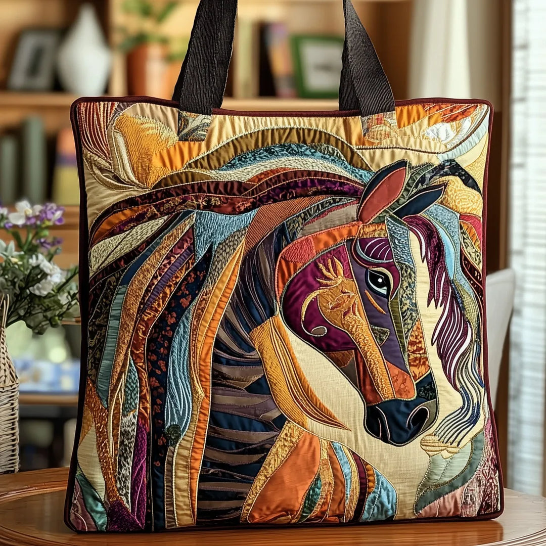 Borsa Artigianale Mosaico con Cavallo - Image 1