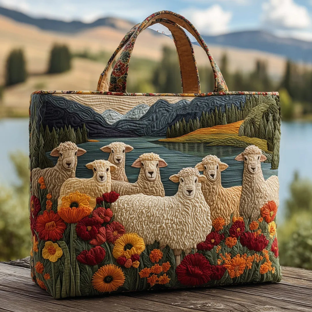 Borsa Artigianale Pecore nel Lago - Image 1