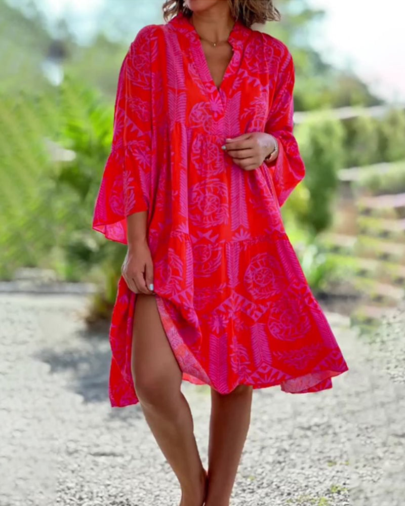 Joyce - Elegáns Boho Chic Ruha