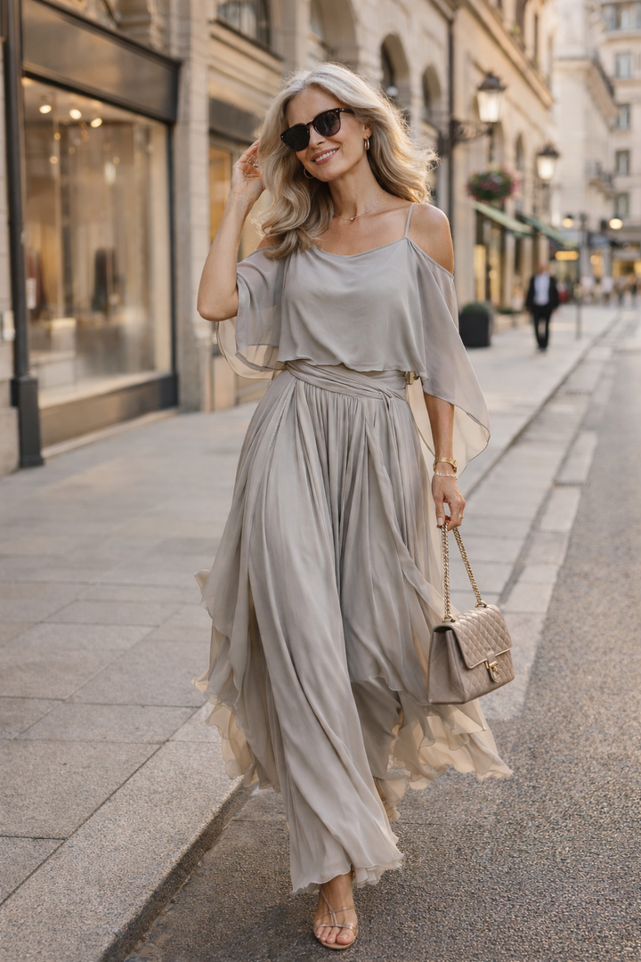 Helene – Drapé Elegáns Estélyi Ruha