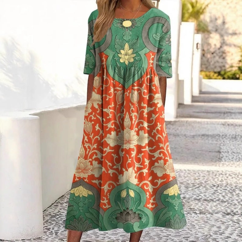 Helene | Relaxált Fazonú Midi Ruha