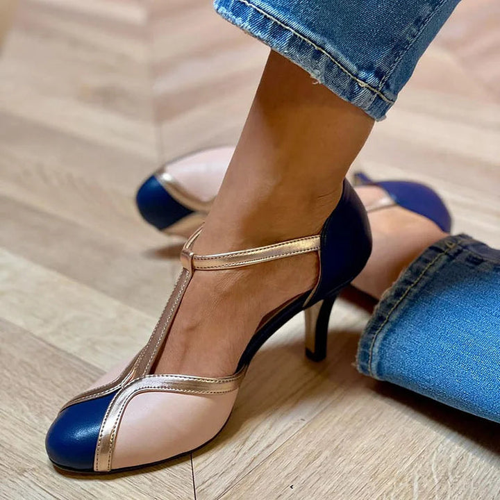 Adelheid – Vintage T-strap magassarkú cipők időtlen eleganciával