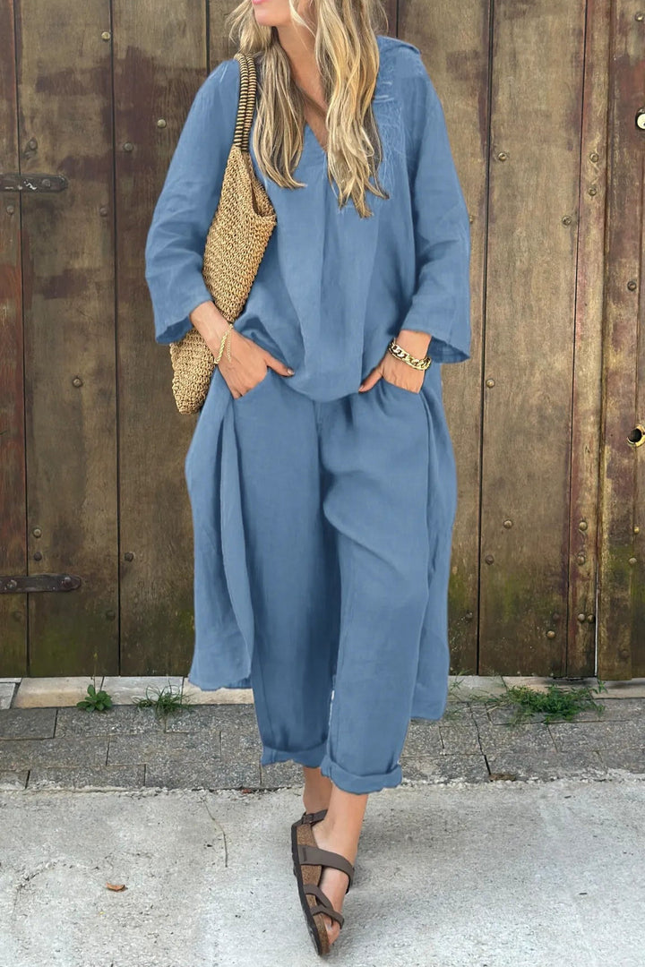 Elena | Elegáns Két Darabos Szett Könnyed Eleganciával