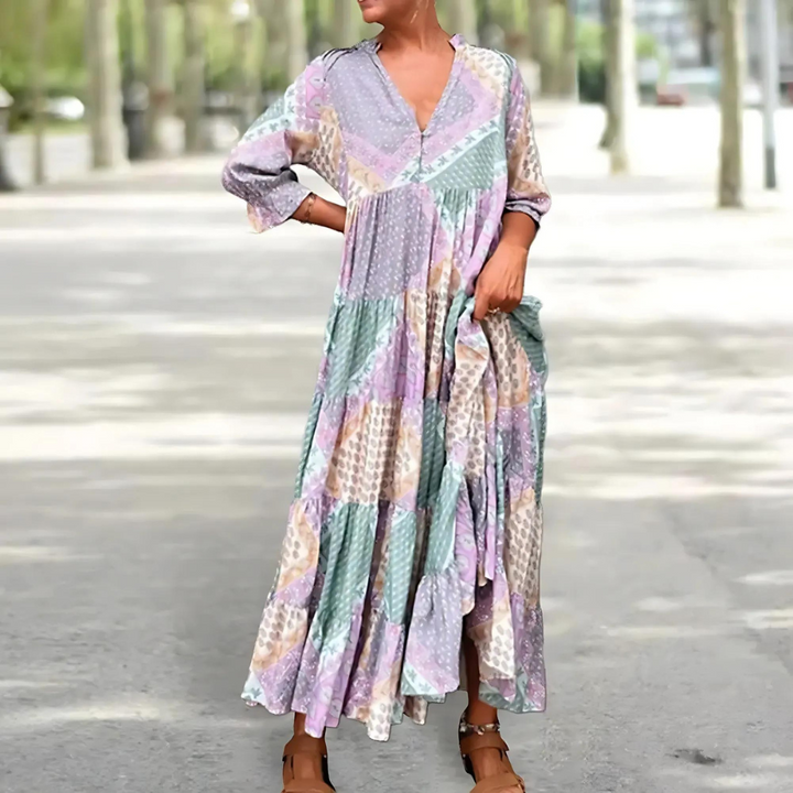 Florentina - Elegáns Nyomott Ruha