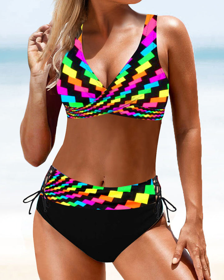 Eva - Vrolijke en Kleurrijke Bikini - Image 2