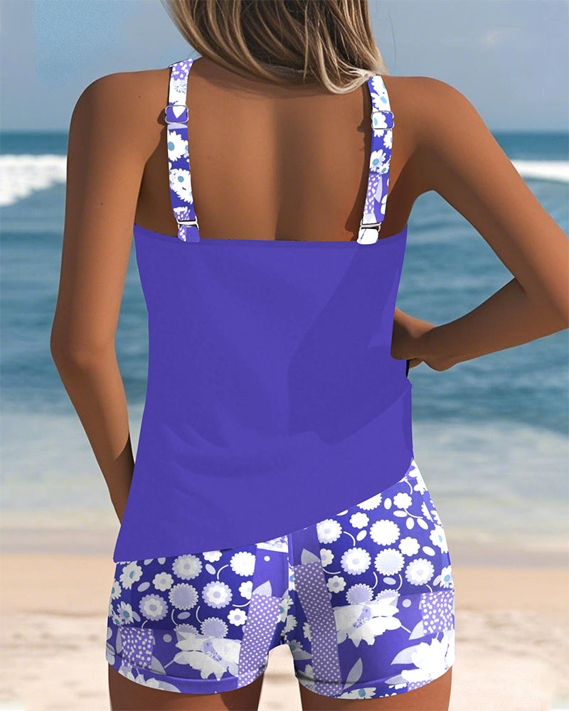 SABRINA - Tweedelig Badpak met Comfortabele Pasvorm en Bloemig Strandstijl - Image 4