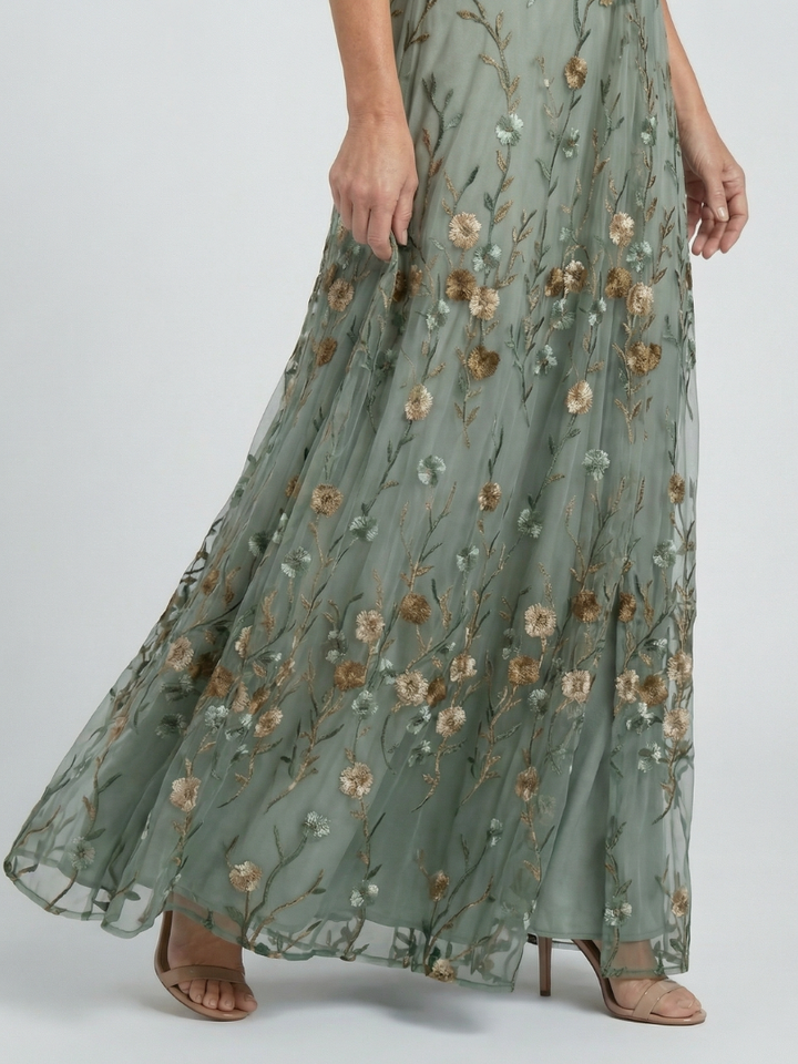 Selora | Halter Bloom Flow Maxi Ruha