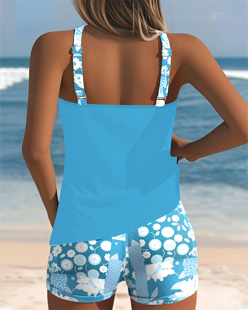 SABRINA - Tweedelig Badpak met Comfortabele Pasvorm en Bloemig Strandstijl - Image 8