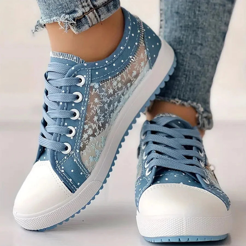 CARO | ELEGANTE DAMEN-SNEAKER MIT FLORALEN DETAILS - Image 2