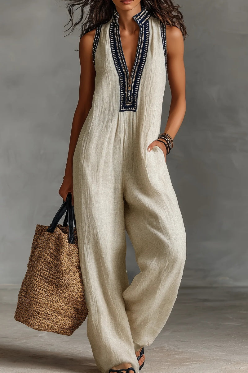 Gabriela | Mono bohemio con bordados - Image 1