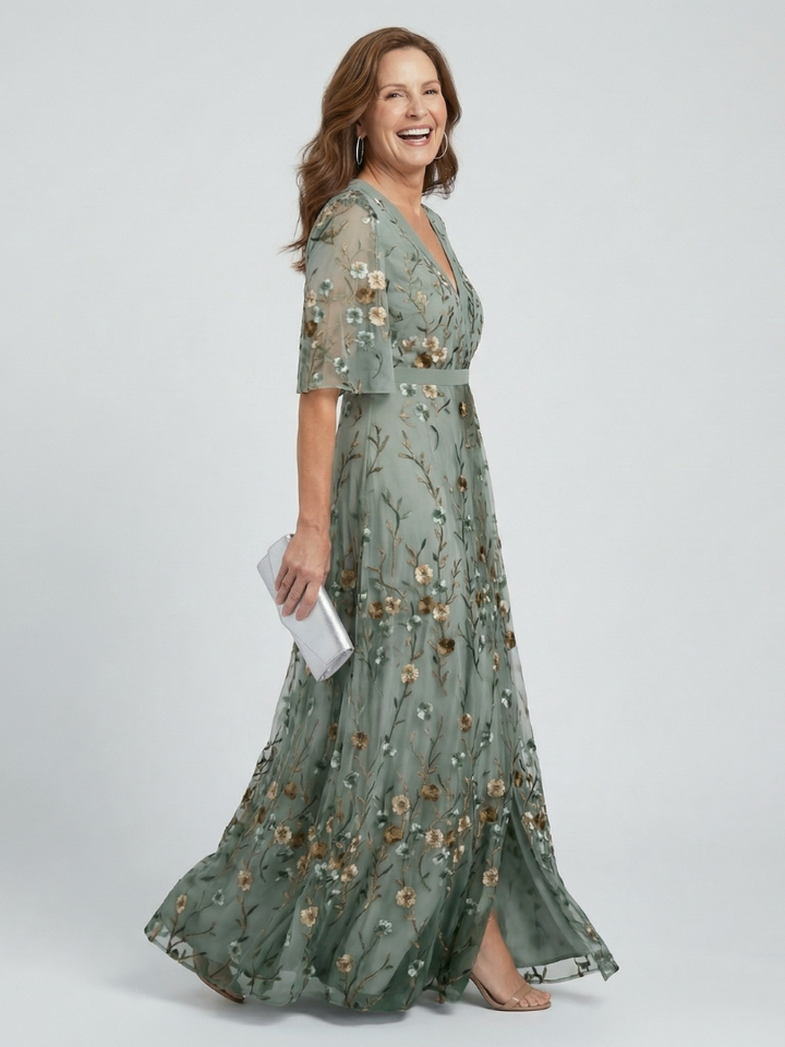 Selora | Halter Bloom Flow Maxi Ruha