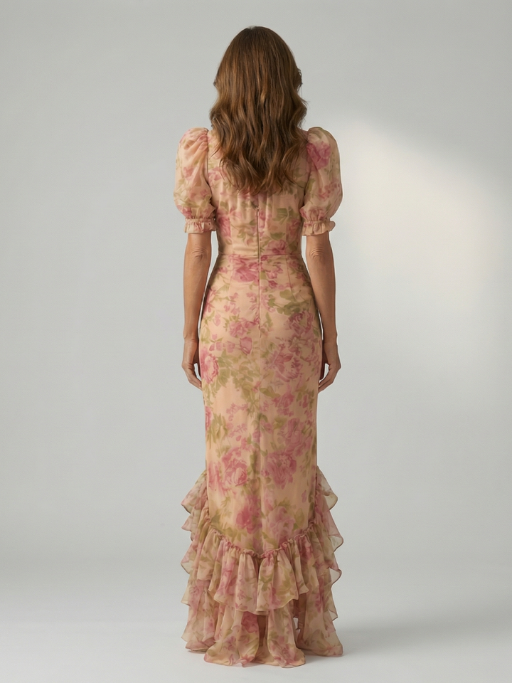 Vianne | Finom Magas Nyakú Maxi Ruha