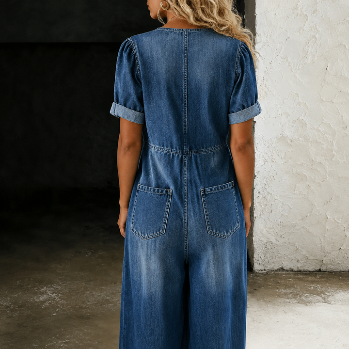 Maya | Tuta Denim a Gamba Larga - Image 6