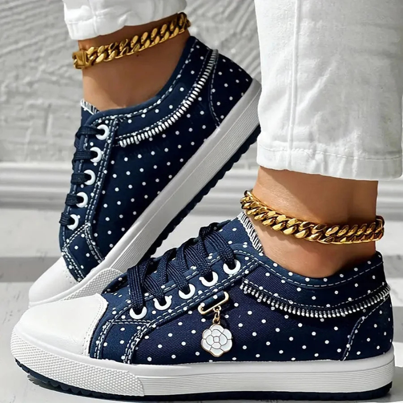 CARO | ELEGANTE DAMEN-SNEAKER MIT FLORALEN DETAILS - Image 7