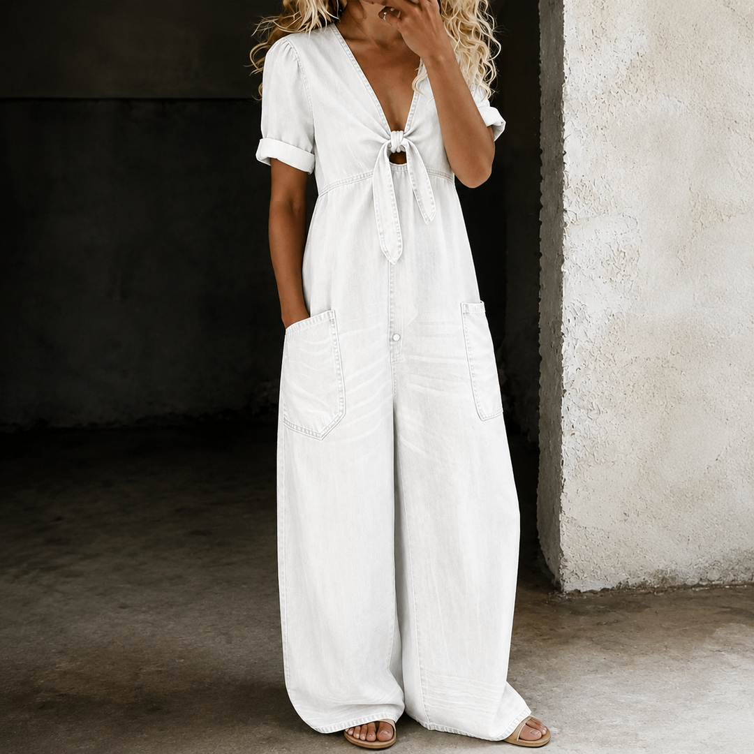 Maya | Tuta Denim a Gamba Larga - Image 5
