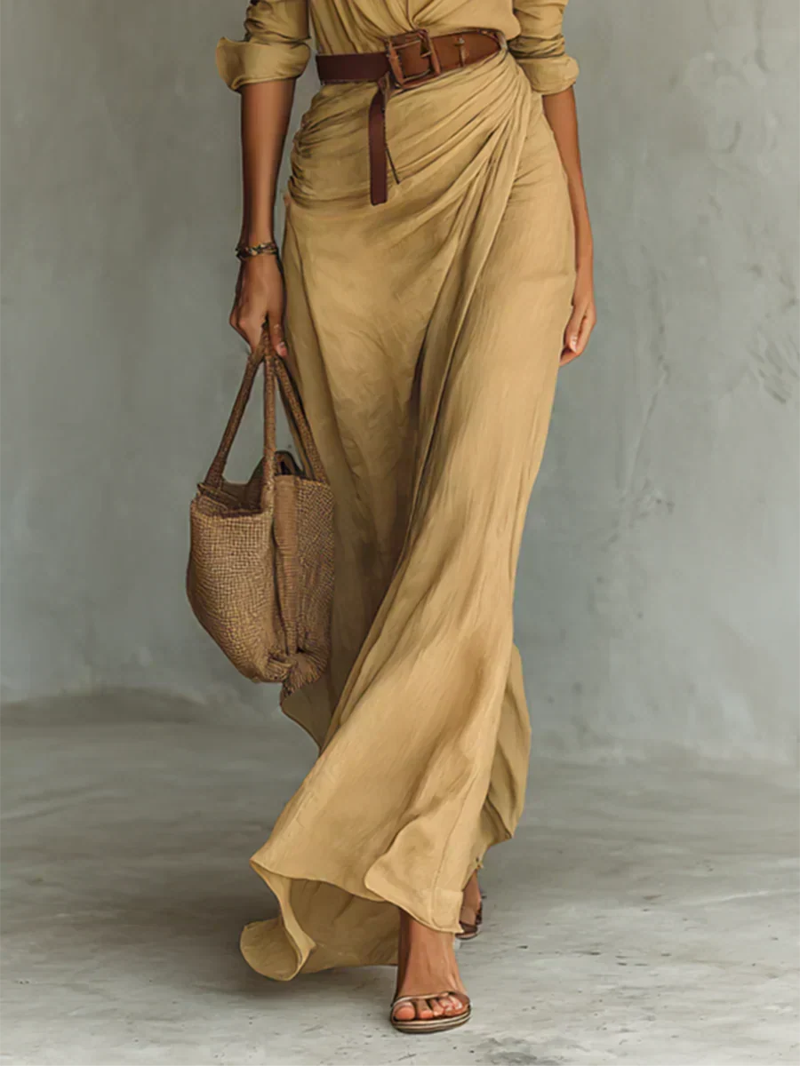 Camille™ | Maxi Ruha Reverrel és Derék Övvel