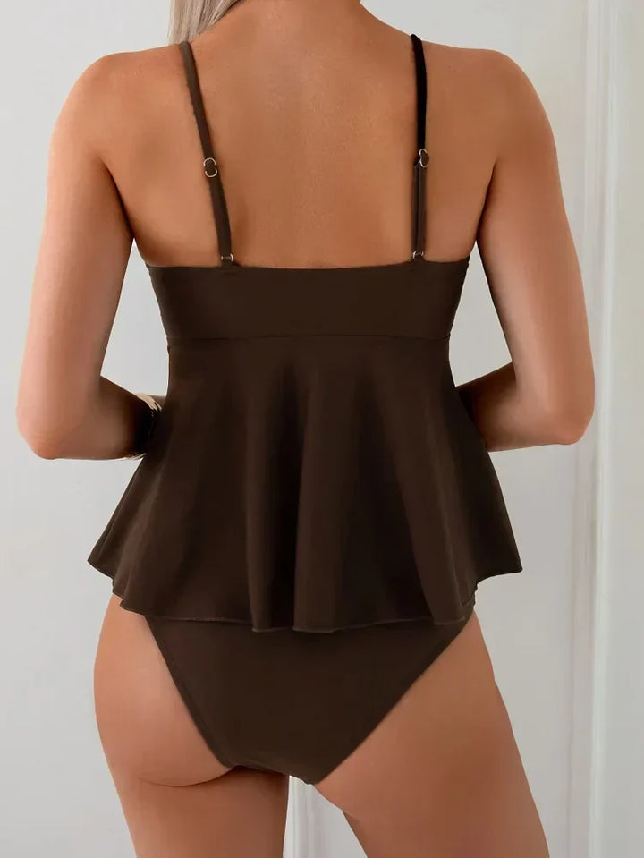 Coco - Peplum Tankini Set dat de Buik Bedekt - Image 5