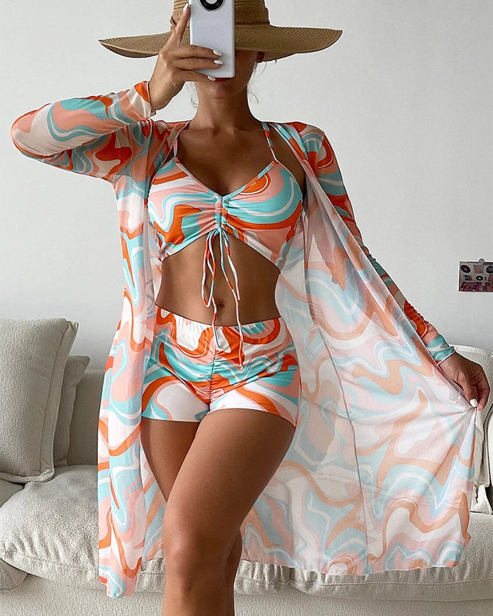 Luna 3-delige bikini set met print - Image 1