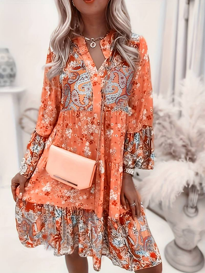 Eira - Nyomott Boho Ruha