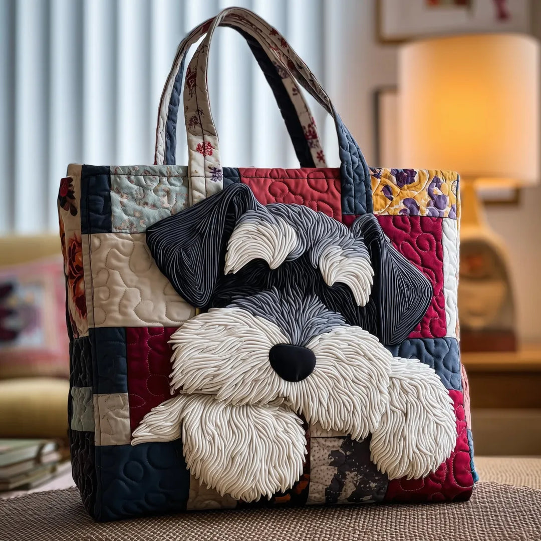 Borsa Artigianale con Schnauzer - Image 1