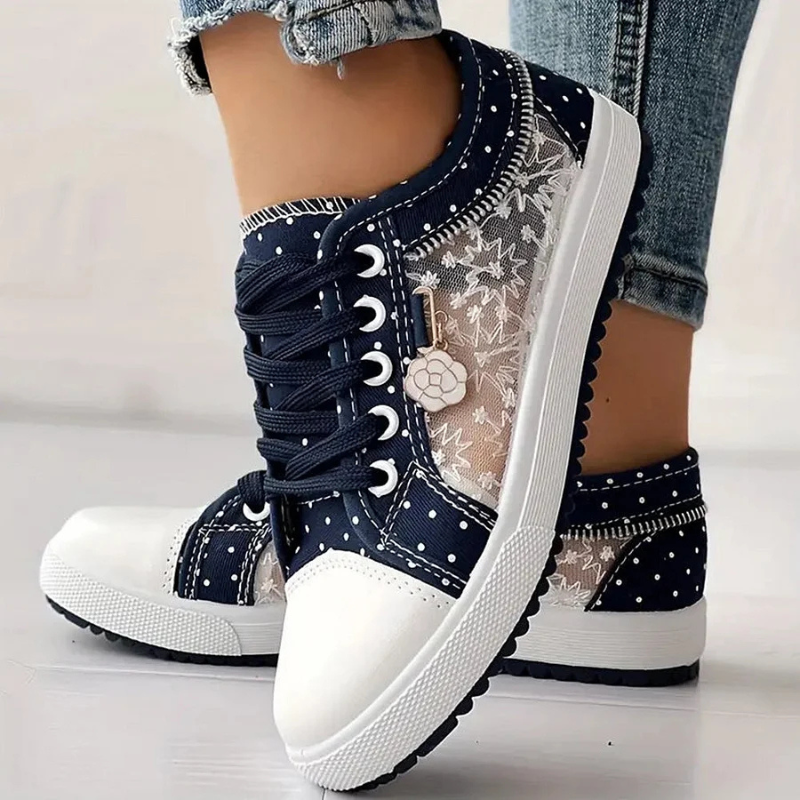 CARO | ELEGANTE DAMEN-SNEAKER MIT FLORALEN DETAILS - Image 8