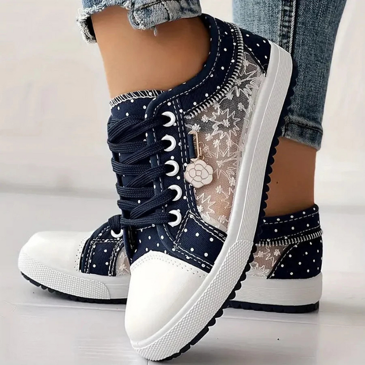 CARO | ELEGANTE DAMEN-SNEAKER MIT FLORALEN DETAILS - Image 8