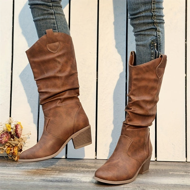 Gemma - Szilárd Nyugati Cowboy Csizmák