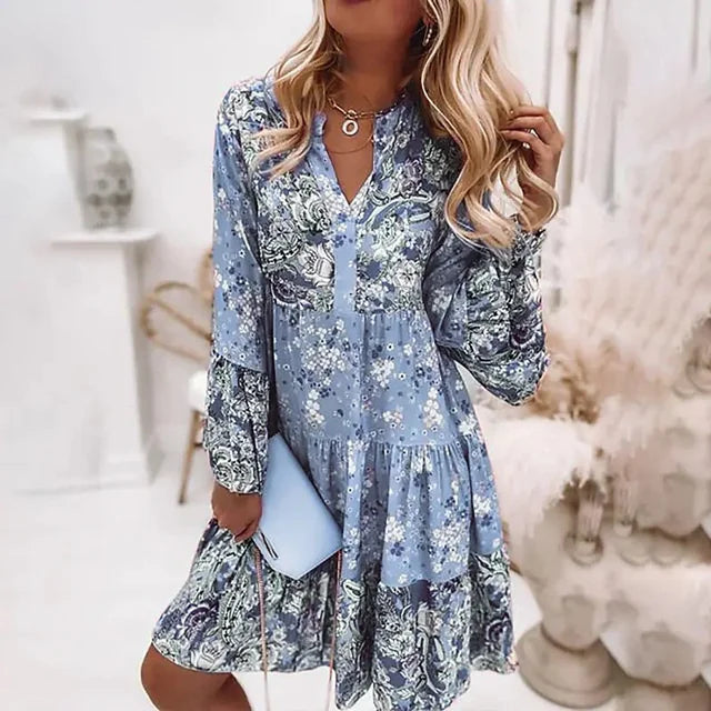 Eira - Nyomott Boho Ruha