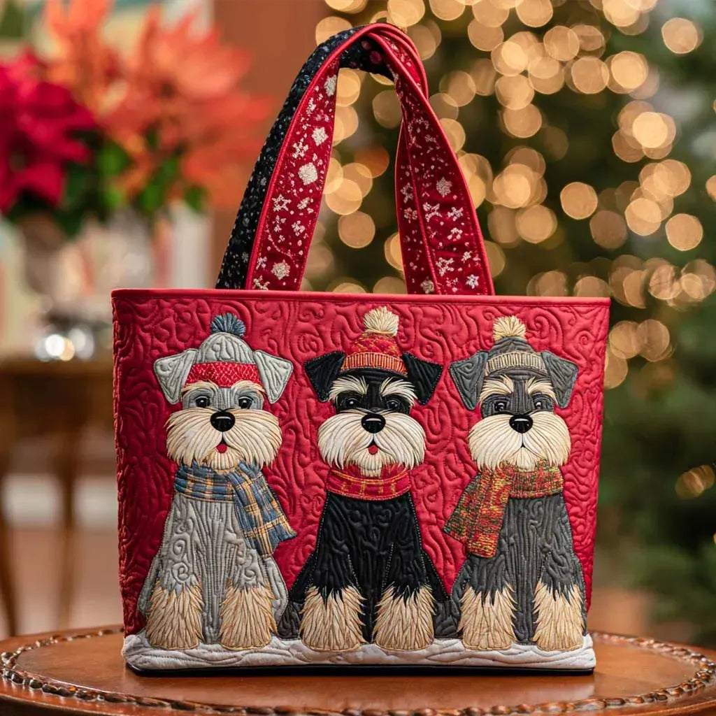 Borsa Artigianale con Schnauzer - Image 1