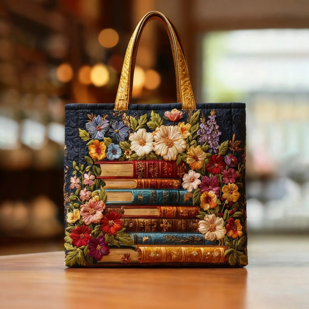 Borsa Artigianale con Stampa Floreale - Image 1