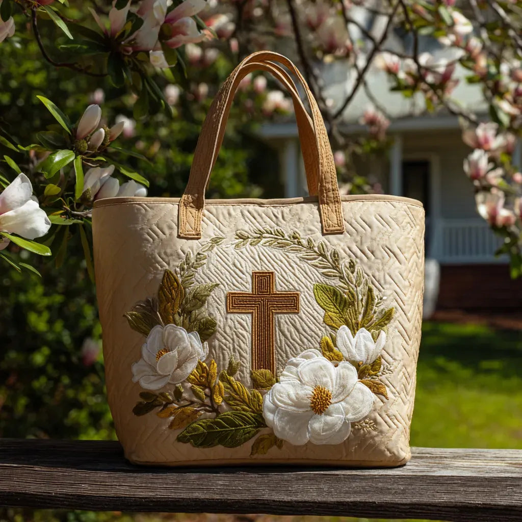 Borsa Artigianale con Croce Sacra - Image 1