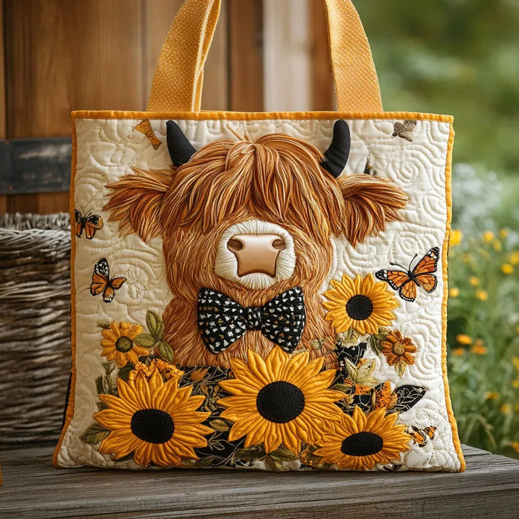 Borsa Trapuntata con Farfalla e Fiocco - Image 1