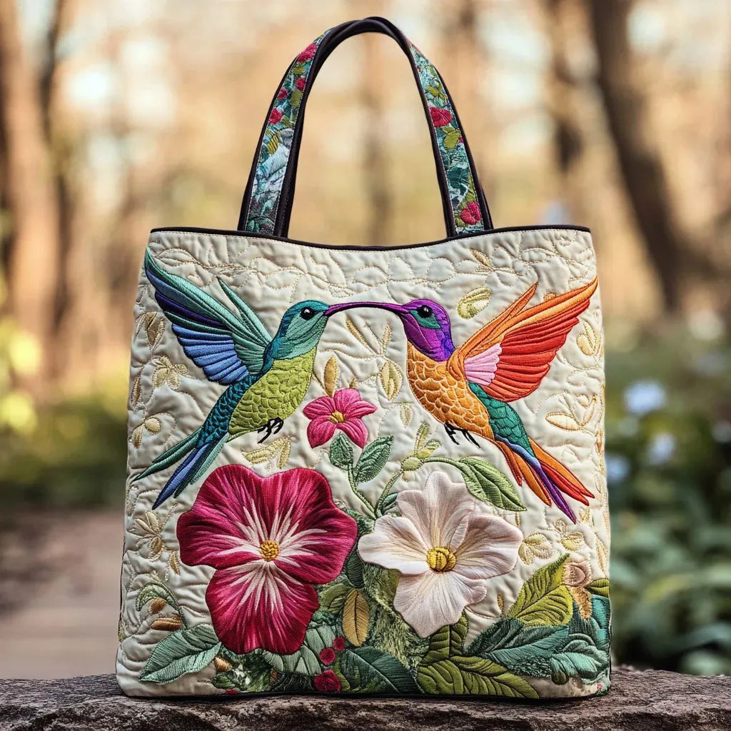 Borsa Zaino Imbottito con Colibrì - Image 1