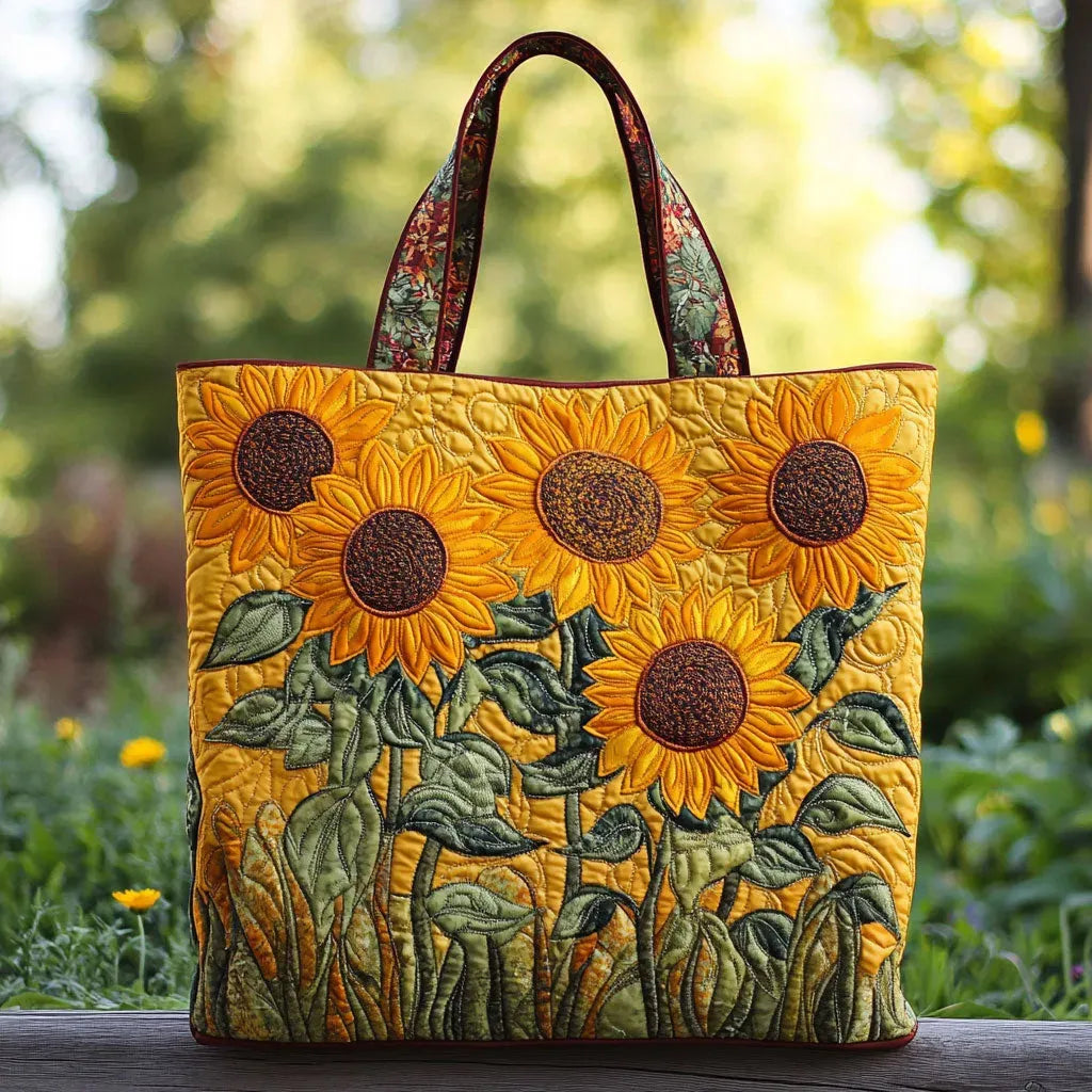 Borsa Classica con Stampa Girasole - Image 1