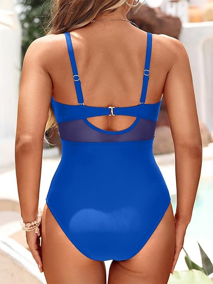 SOFIA - Eénstuk Badpak met Transparante Accenten en Elegante Corrigerende Pasvorm - Image 15