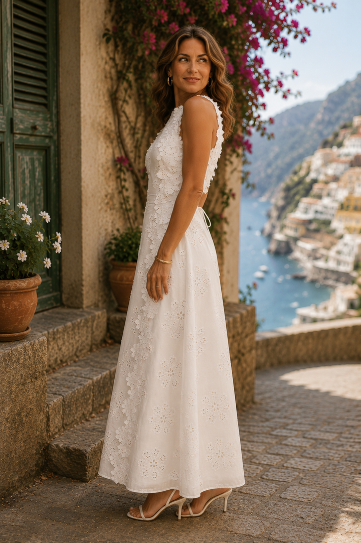 Zsófia | Elegáns Hímzett Maxi Ruha - Image 2