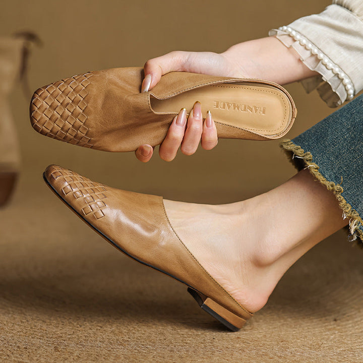 Velmirae | Woven Slip-On Slides a Kényelmes Mindennapi Sétához