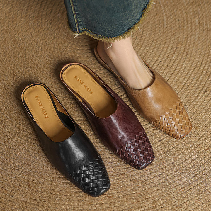 Velmirae | Woven Slip-On Slides a Kényelmes Mindennapi Sétához