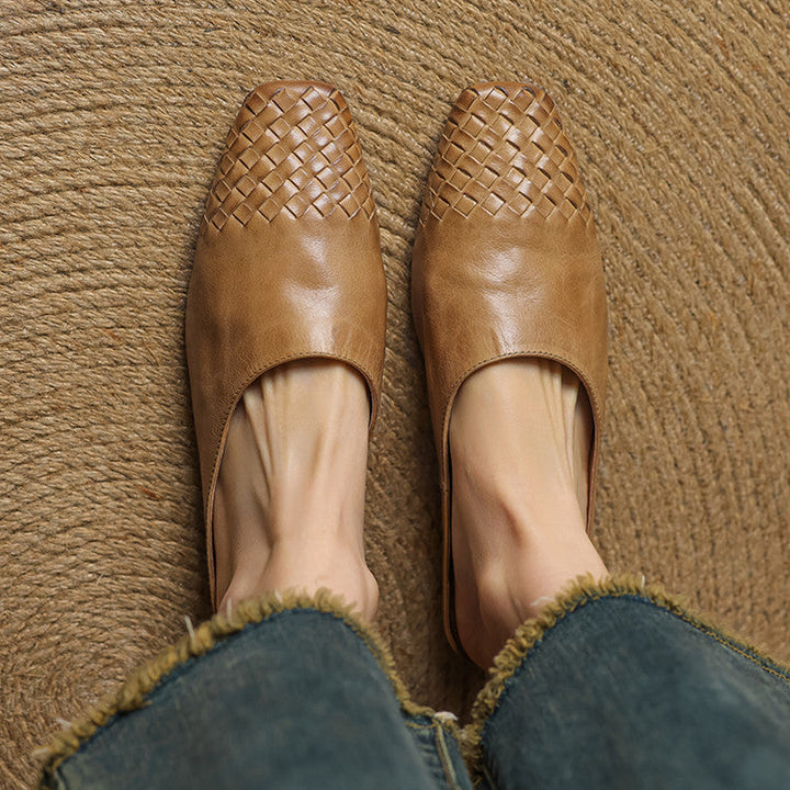 Velmirae | Woven Slip-On Slides a Kényelmes Mindennapi Sétához