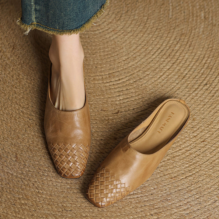 Velmirae | Woven Slip-On Slides a Kényelmes Mindennapi Sétához
