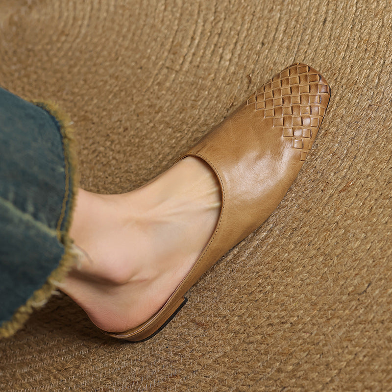Velmirae | Woven Slip-On Slides a Kényelmes Mindennapi Sétához