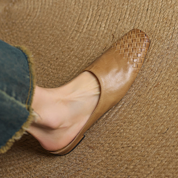 Velmirae | Woven Slip-On Slides a Kényelmes Mindennapi Sétához