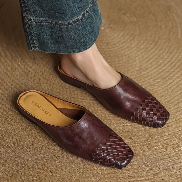 Velmirae | Woven Slip-On Slides a Kényelmes Mindennapi Sétához