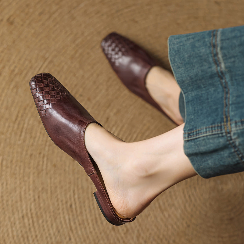 Velmirae | Woven Slip-On Slides a Kényelmes Mindennapi Sétához