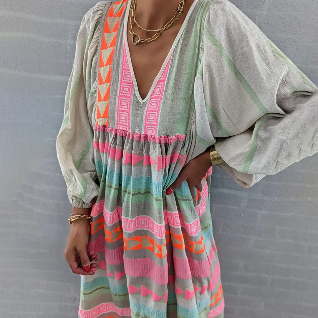 Jessenia - Kényelmes Boho Ruha