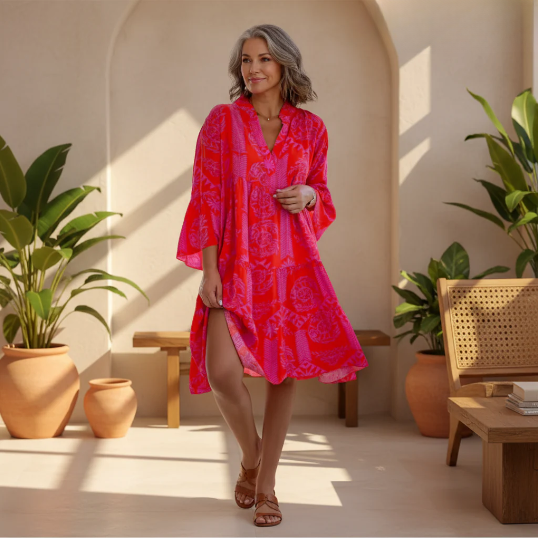 Joyce - Elegáns Boho Chic Ruha